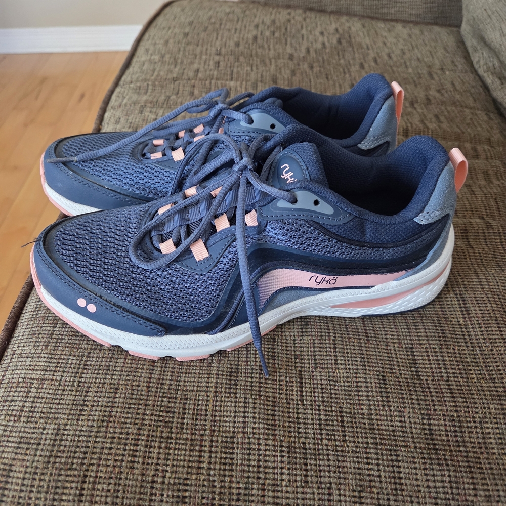 Ryka Women's Navy and Pink Athletic Shoes